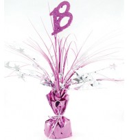 Centrepiece weights alpen number 18 pink