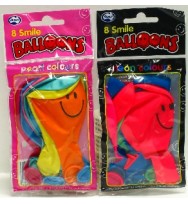 Balloons alpen 25cm pearl smile asst 8's