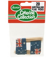 Toothpicks alpen w/australia flag 20's