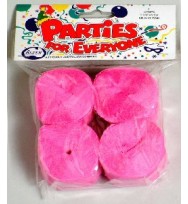 Streamers crepe alpen p4 bright pink
