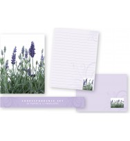 Correspondence set ozcorp lavender 20sht 12env