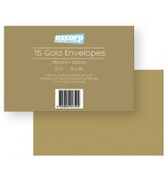 Envelope gold 15's