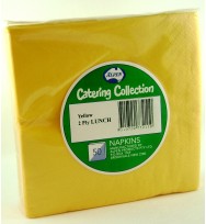 Serviettes alpen luncheon 50's yellow