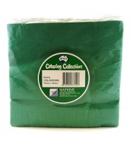 Serviettes alpen dinner 50's green