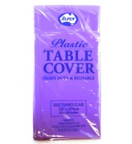 Table cover plastic alpen 137x274cm purple