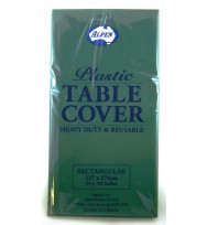 Table cover plastic alpen 137x274cm green