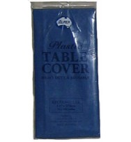 Table cover plastic alpen 137x274cm blue