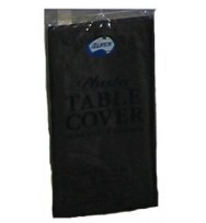 Table cover plastic alpen 137x274cm black