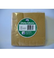 Serviettes alpen luncheon 50's gold