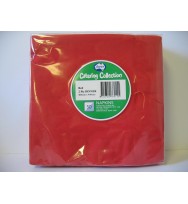 Serviettes alpen dinner red pk50