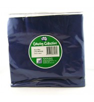 Serviettes alpen dinner 50's navy blue
