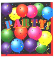 Serviettes alpen p12 party fun