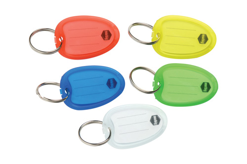 Key tags marbig yellow pk10