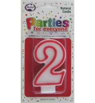 Candles alpen numerals no.2