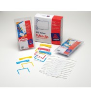 File fastener avery tubeclip yellow bx100