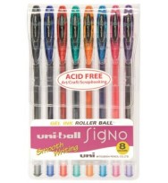Pen uni rb signo um120 gel f asst col wlt8