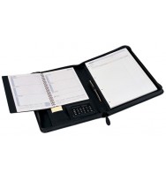 Compendium DEBDEN A4 Portfolio Plus 'Week-To-View' Diary -Black