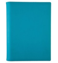 Compendium debden a4 fashion pu blue with wiro pad