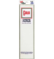 Crepe paper gala 11 white pk 12