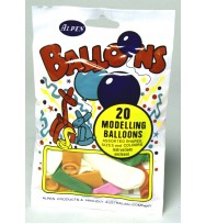 Balloons alpen modelling asst 20's