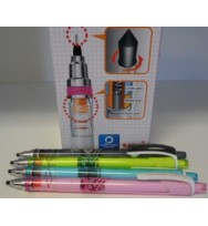 Mechanical Pencil Uni Kuru Toga 0.5mm Assorted Colours Barrels Box 12