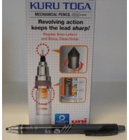 Mechanical pencil uni kuru toga 0.5mm smoke barrel bx 12
