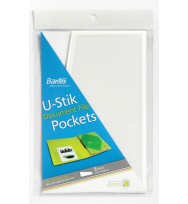 Filing pocket u-stik 217x130mm angled 8's