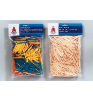 Craft matchsticks sovereign coloured pk1000