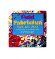 Pastel pentel fabric fun dye sticks bx 7