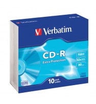 Cd-r verbatim 80min 52x 700mb pk10