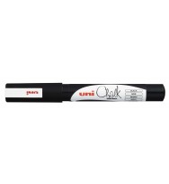 Marker chalk uni 1.3mm bullet tip black