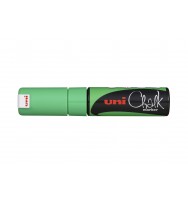 Marker chalk uni 8mm chisel tip fluoro green