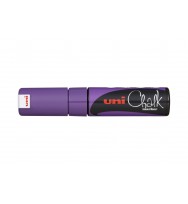 Marker chalk uni 8mm chisel tip violet