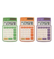 Calculator JASTEK 68x120x15mm Slide Cover Orange/Lime/Grape