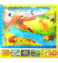 Puzzle wooden classic australian animals