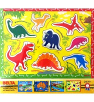 Puzzle wooden classic dinosaurs
