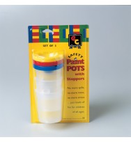 Paint safety pot with stopper b/pk39