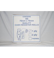 Add machine rolls 76x76 lint free - box of 50