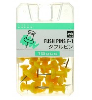 Pin push open yellow pk15