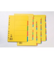 1-12 A4 Bright Dividers