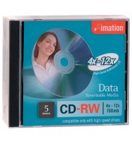 Cd-rw imation 80min 12x 700mb bx10