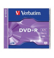 Dvd-rw verbatim 120min 2x 4.7gb blue metal