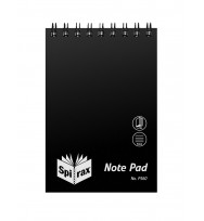 Note book spirax p560 pp t/o 96pg black - pack of 40