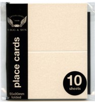Place cards wigg 90x110mm 285gsm quartz pk 10