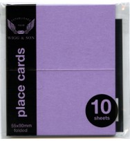 Place cards wigg 90x110mm 285gsm purple pk 10