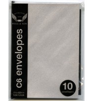 Envelope c6 wigg 114x162mm 120gsm silver