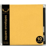 Envelope square wigg 150x150mm 120gsm gold