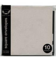 Envelope square wigg 150x150mm 120gsm silver
