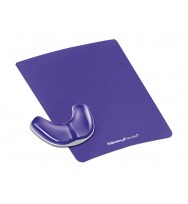 Mouse pad & gliding palm support fellowes purple