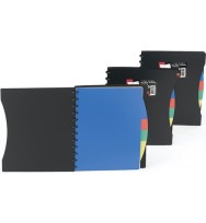 Display book f/mate a4 855 quick zip black 25p